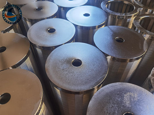 Cylinder Type Slotted Wedge Wire Screen Pipe Basket Strainer Stainless Steel