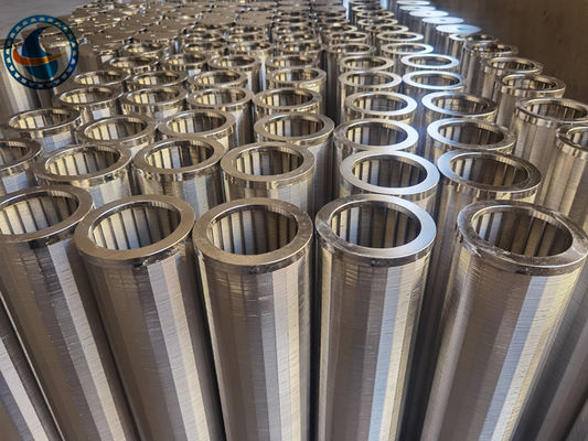 Cylinder Type Slotted Wedge Wire Screen Pipe Basket Strainer Stainless Steel