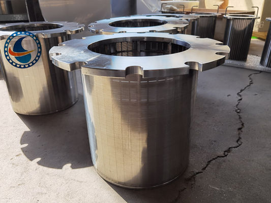 耐腐蝕 500mm 長さ デュプレックス 鋼 2205 クエッジ ワイヤー スクリーン ストレナー パイプ 石油 ガス 産業
