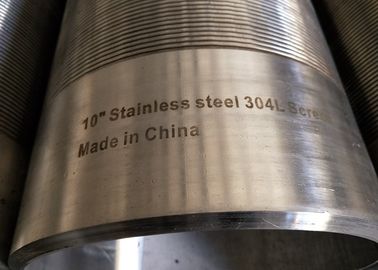 SS 304L 高強度連続スロット砂制御水線スクリーン