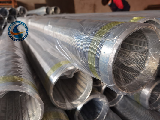 4-1/2」スロット40 Wire Wrapped PipeのWell-スクリーンPipe Corrosion Resistance