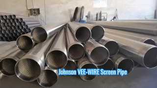 100 バール ステンレススチール ジョンソン VEE-WIRE スクリーン パイプ
