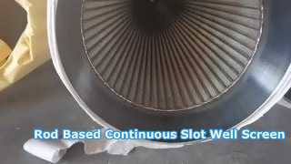 SS304 OD 14" 356mm ロッドベース連続スロット ウェル スクリーン